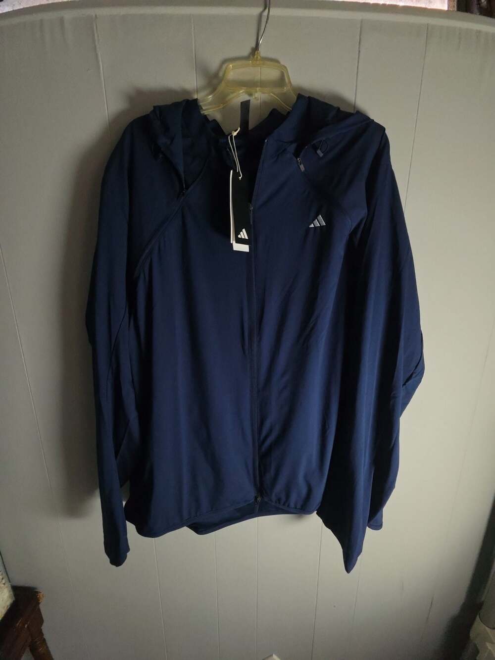 Adidas WIND Track Zip up Jacket Navy Blue 2XL
